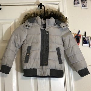 Steve Madden Fur Hood Puffer Jacket